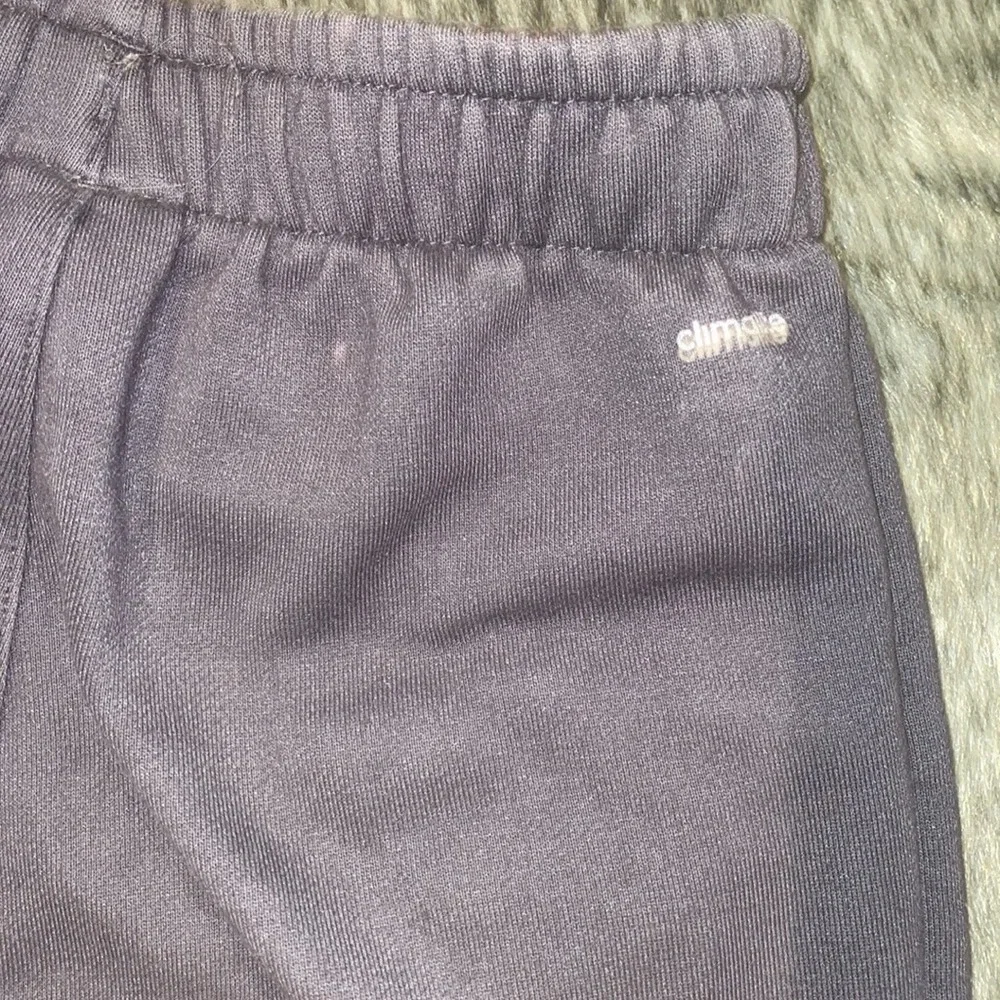 Adidas climalite grey orange striped boy jogger Sz L - Picture 7 of 10